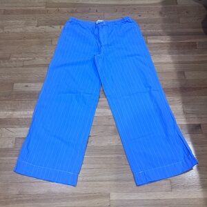 BDG Blue Striped Wide Leg Pants